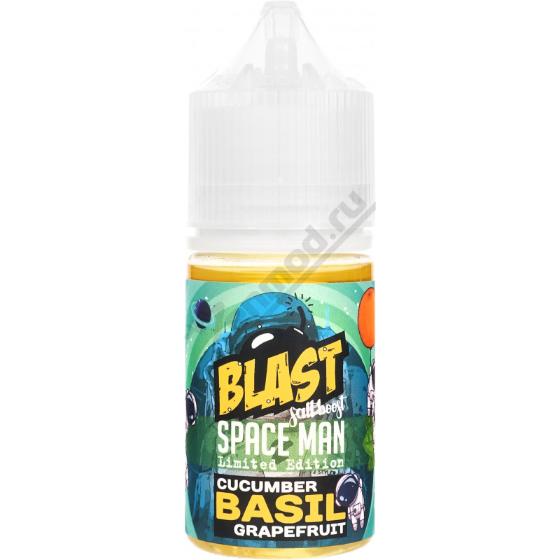 Фото и внешний вид — Blast Space Man SALT - Basil 30мл