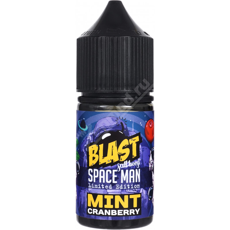 Фото и внешний вид — Blast Space Man SALT - Mint Cranberry 30мл