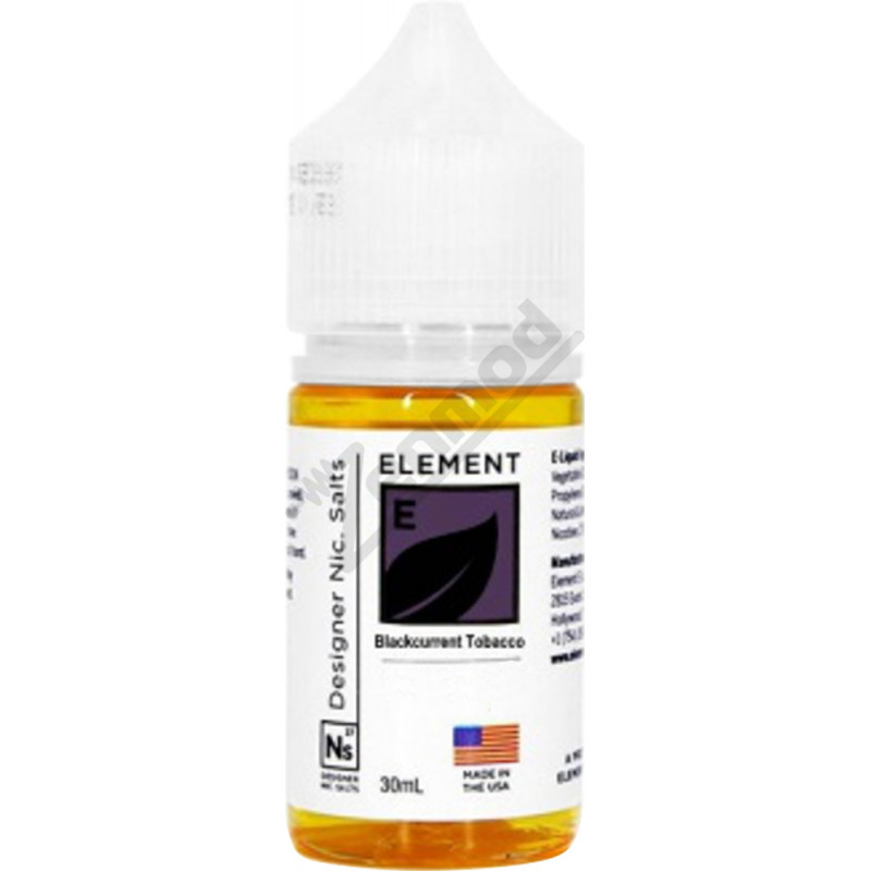 Фото и внешний вид — Element SALT - Blackcurrant Tobacco 30мл