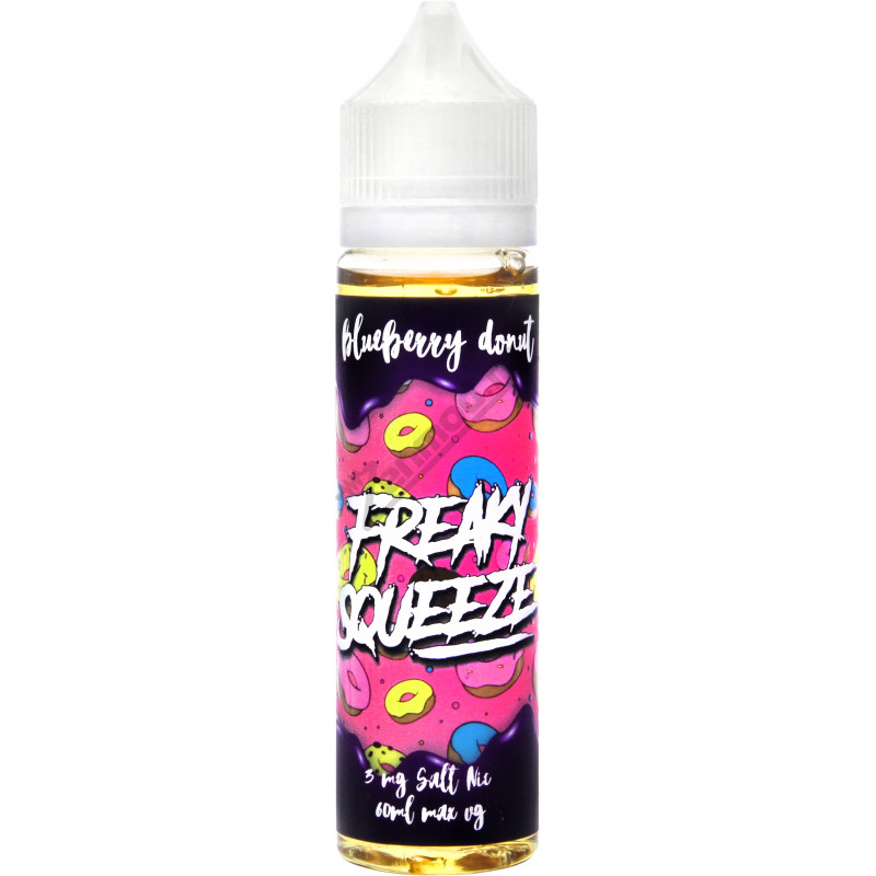 FREAKY SQUEEZE - Blueberry Donut 60мл Фото и внешний вид — FREAKY SQUEEZE - Blueberry Donut 60мл