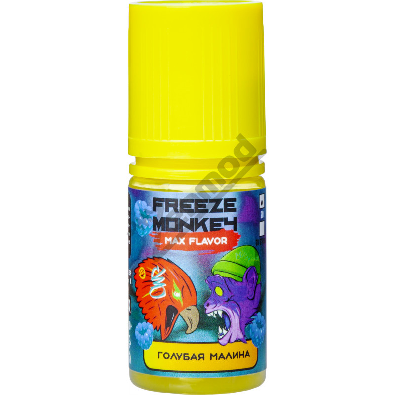 Фото и внешний вид — Freeze Monkey MAX Flavor SALT - Голубая Малина 30мл