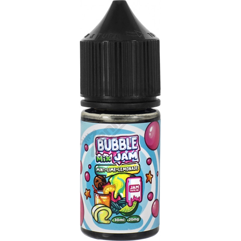 Фото и внешний вид — Bubble Jam Mix SALT - Mint Lime Lemonade 30мл