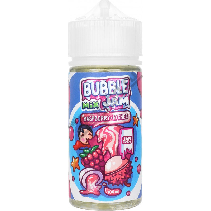Фото и внешний вид — Bubble Jam Mix - Raspberry Lychee 100мл