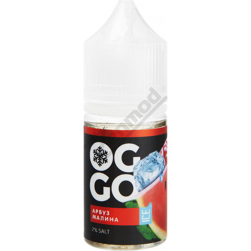 Фото и внешний вид — OGGO BERRIES DOUBLE ICE SALT - Арбуз Малина 30мл