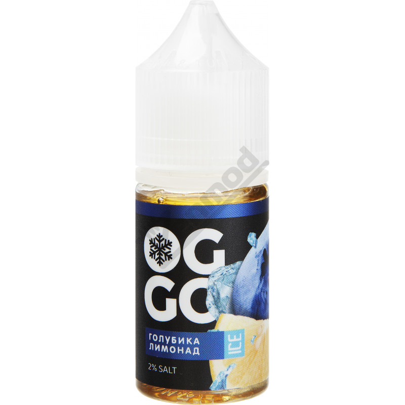 Фото и внешний вид — OGGO LEMONADE DOUBLE ICE SALT - Голубика Лимонад 30мл