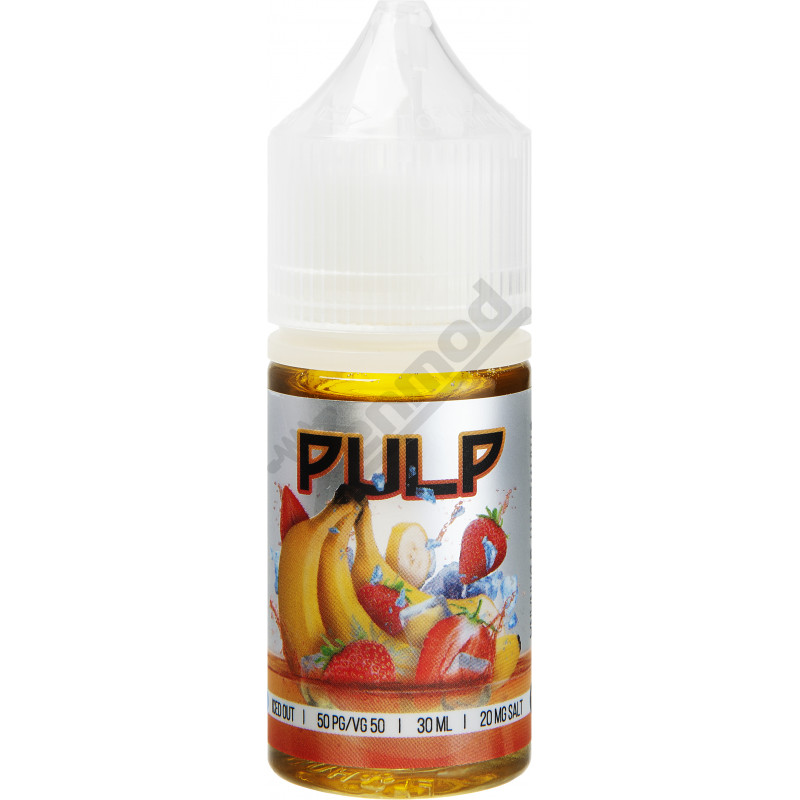 Фото и внешний вид — PULP ICED OUT SALT - Strawberry & Banana 30мл