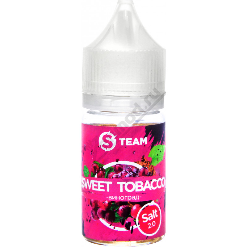 Фото и внешний вид — S Team Salt 2.0 - Sweet Tobacco Виноград 30мл