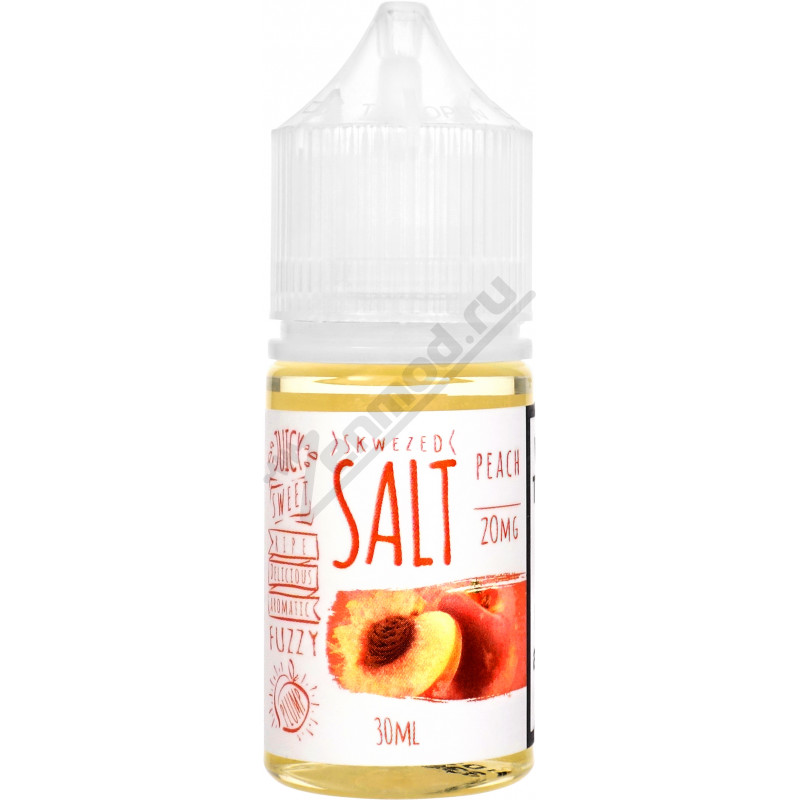 Фото и внешний вид — Skwezed SALT - Peach 30мл