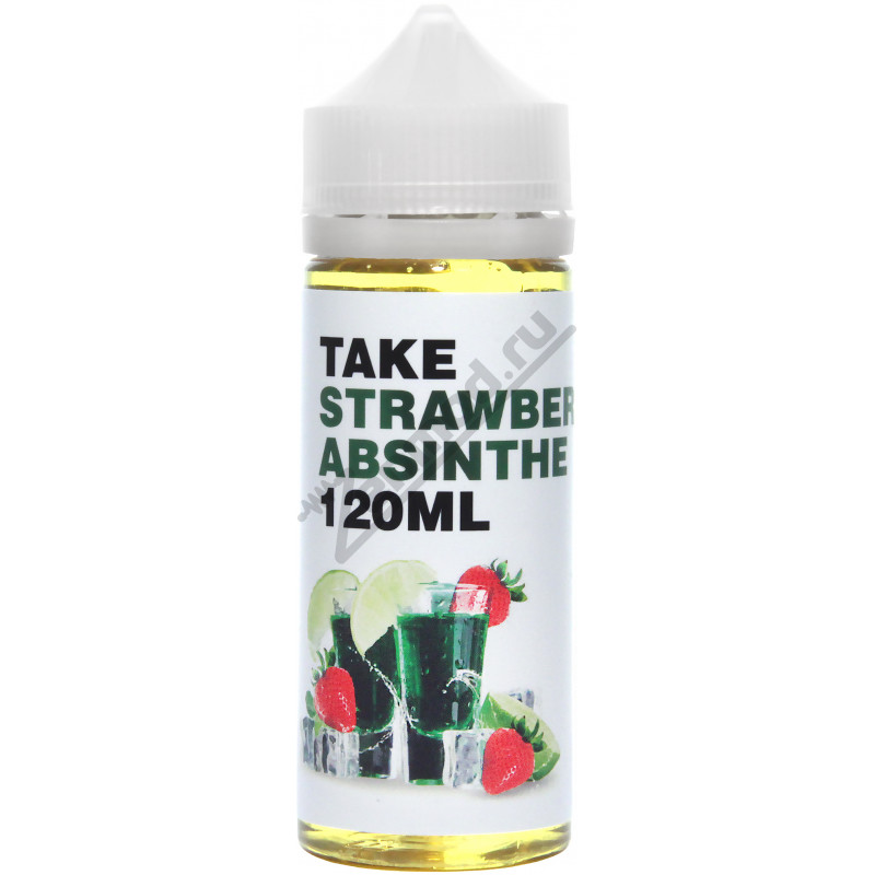 Фото и внешний вид — TAKE WHITE - Strawberry Absinthe 120мл