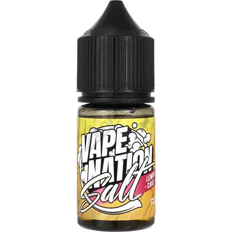 Фото и внешний вид — Vape Nation SALT - Lemon Cake 30мл