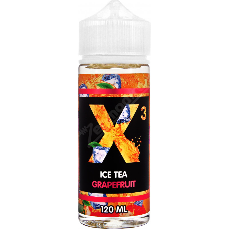 Фото и внешний вид — X-3 Ice Tea - Grapefruit 120мл