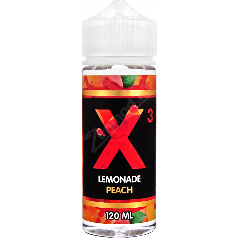 Фото и внешний вид — X-3 Lemonade - Peach 120мл