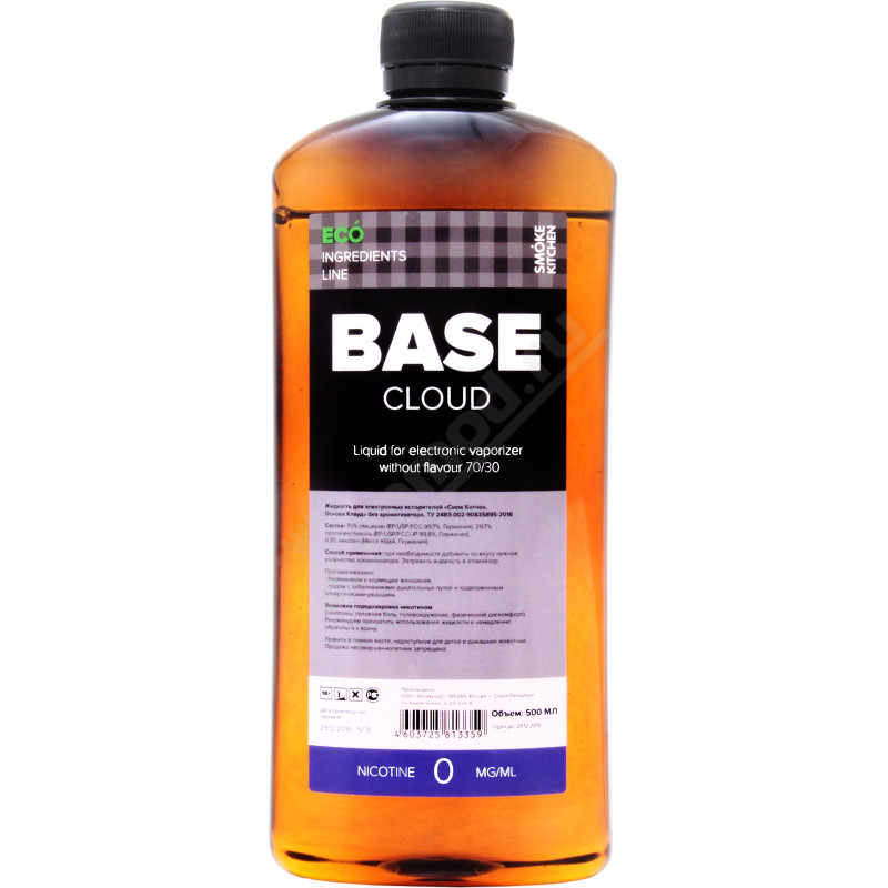 Фото и внешний вид — Основа SK BASE Cloud 500мл 0мг