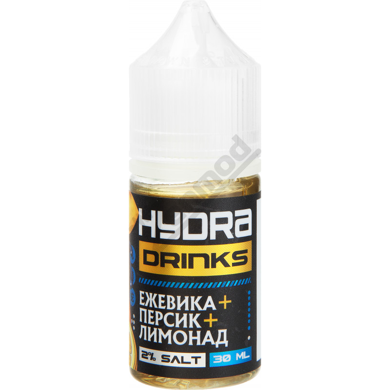 Фото и внешний вид — HYDRA DRINKS SALT - Ежевика Персик Лимонад 30мл