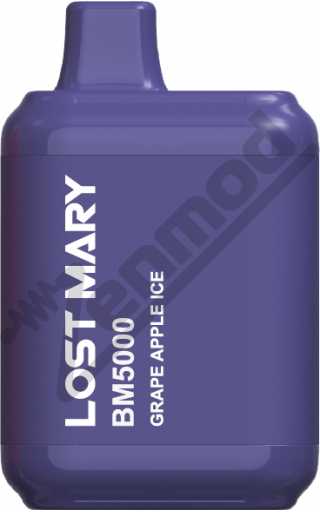 Lost Mary BM 5000 - Виноградный Яблочный Лёд Lost Mary BM 5000 - Виноградный Яблочный Лёд