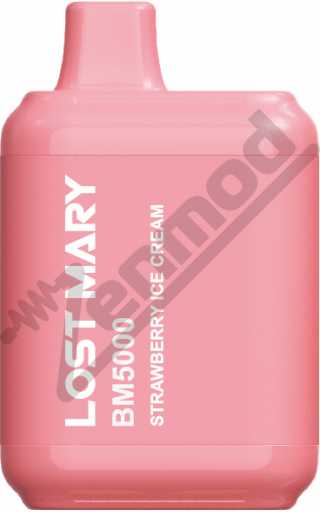 Lost Mary BM 5000 - Клубничное Мороженое Lost Mary BM 5000 - Клубничное Мороженое
