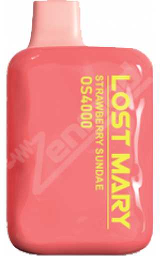 Lost Mary OS 4000 - Клубничный Сандей Lost Mary OS 4000 - Клубничный Сандей