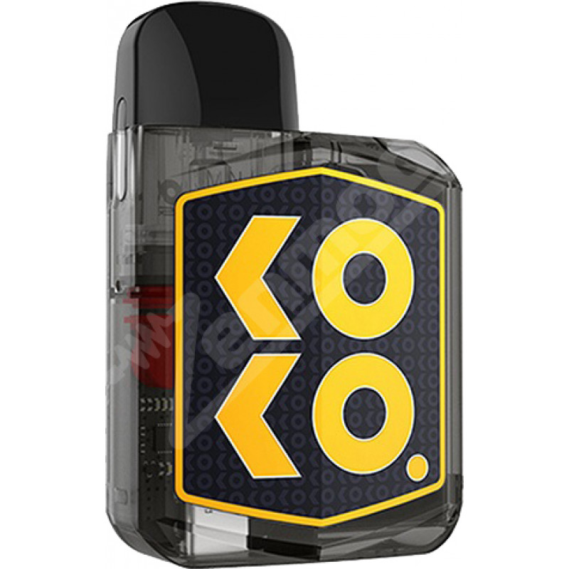 Uwell Caliburn KOKO Prime Vision Dark Translucent Black Gold Фото и внешний вид — Uwell Caliburn KOKO Prime Vision Dark Translucent Black Gold